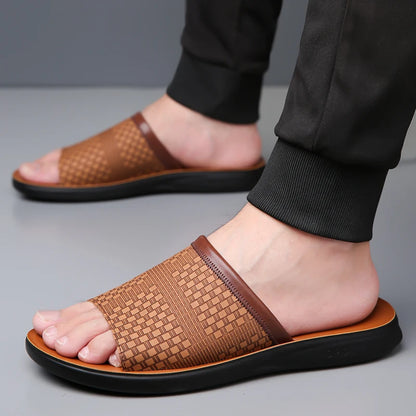 Men's Slide Sandals – Lightweight Summer Footwear by Footmaxldn