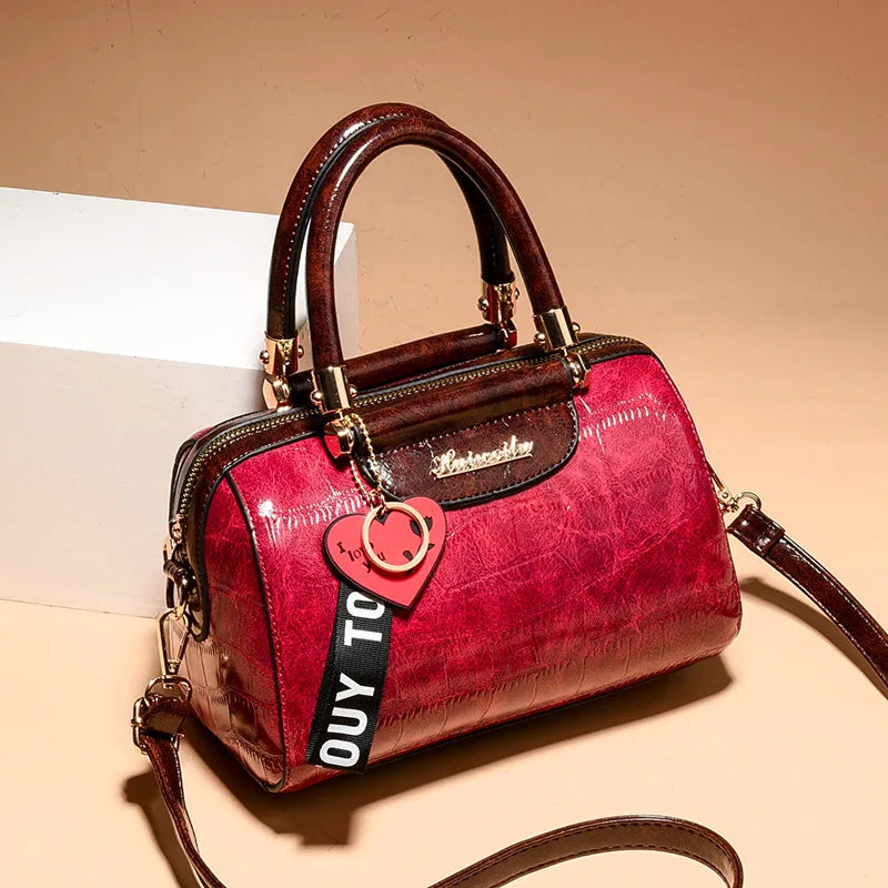 Luxury Design Handbags Shoulder Bags Top Quality PU Leather Women Handbag Classic Crocodile Tote Bag Female Messenger Bag Bolso - footmaxldn