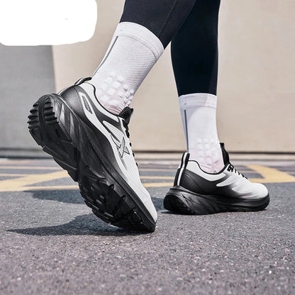 Xtep Running Shoe For Men QingYue Cotton Waterproof Shock Absorption Wear-Resistant Durability Lightweight Sneakers 875419110002 - footmaxldn