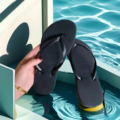 Footmax Women's Summer Flip Flops - Outdoor Beach Slippers 2025 - footmaxldn