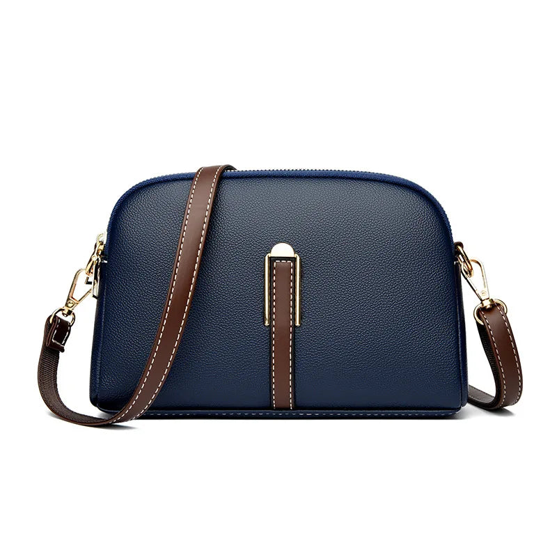 Women's Leather Flap Crossbody Bag