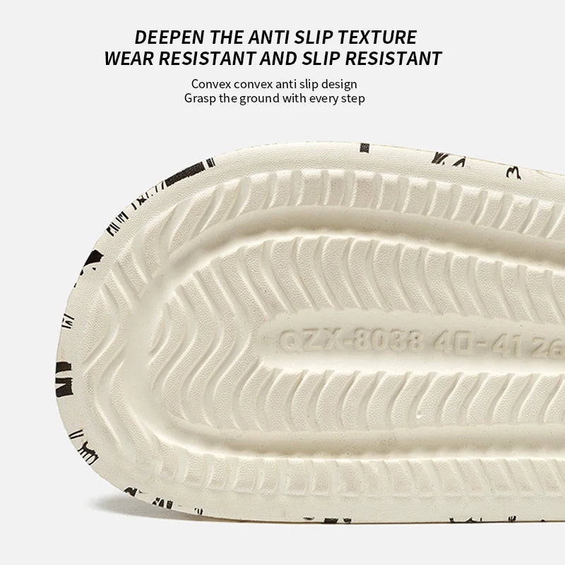 Non-Slip Bathroom Slippers - Women's Indoor Outdoor Summer Footwear - footmaxldn