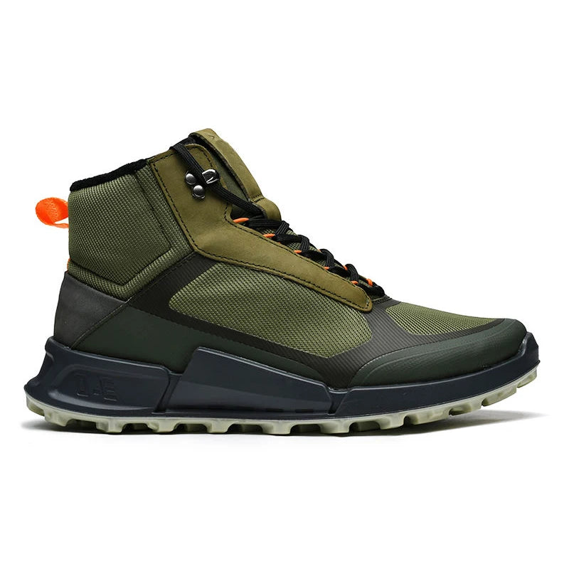 Footmax High Top Waterproof Hiking Boots - Men's Non-Slip Trekking Shoes