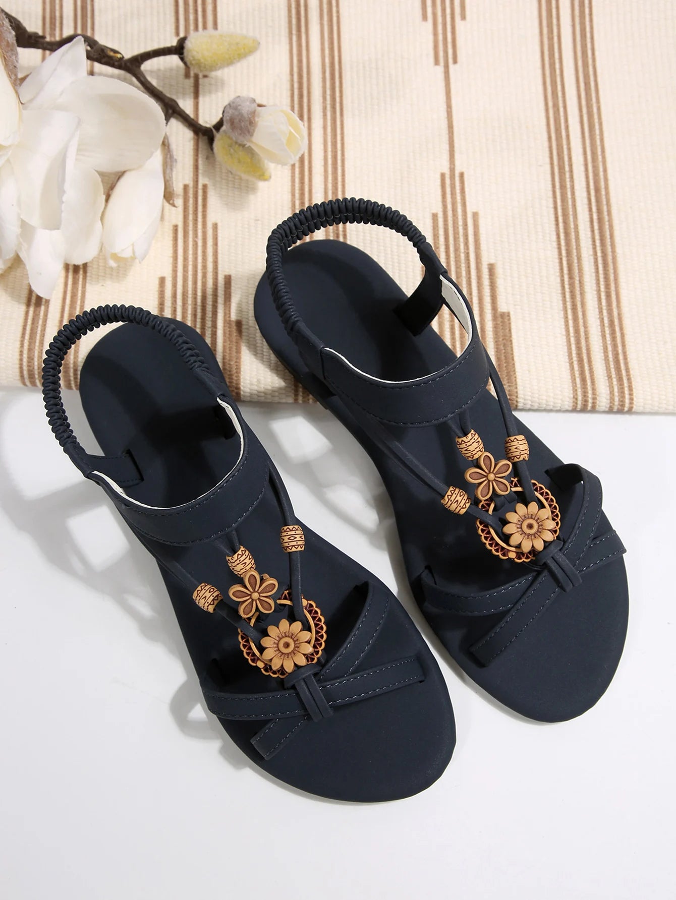 Footmax Women's Flat Sandals - Dopamine Colour Series Vibrant Sporty Style Shoes - footmaxldn