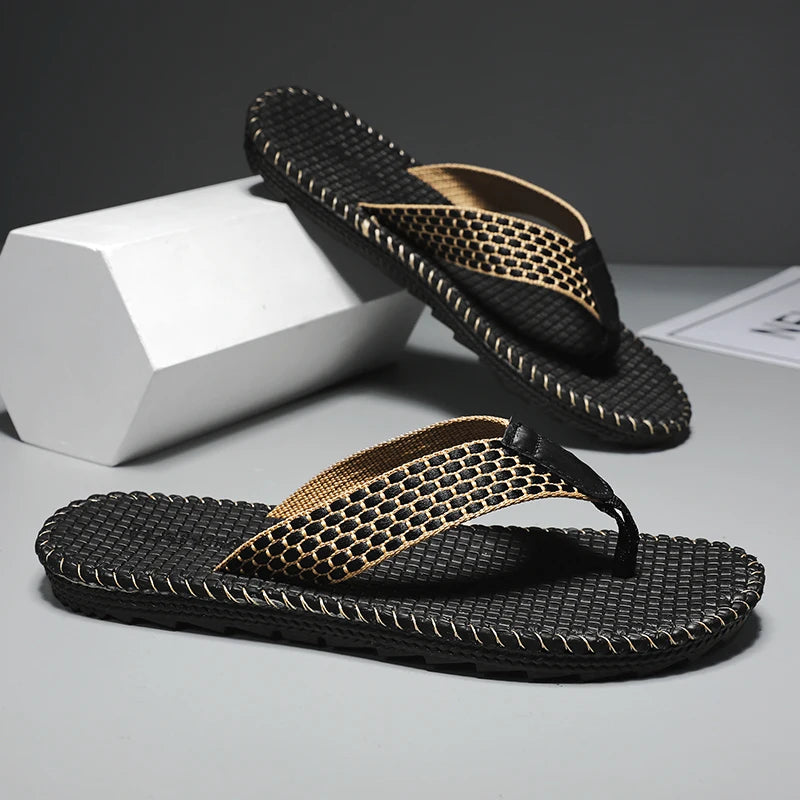 Men’s Casual Beach Flip-Flops | Footmaxldn