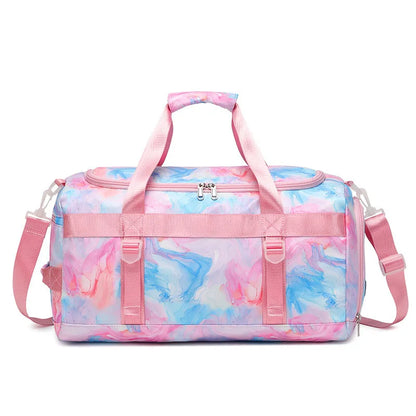 Footmax Women's Waterproof Gym Bag - Travel Sports Duffel with Shoe Compartment - footmaxldn