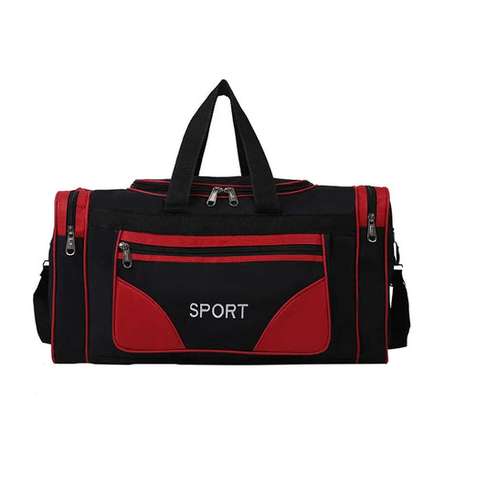 Footmax Large Gym Bag with Shoe Compartment - Dry Wet Separation Sports Duffel - footmaxldn