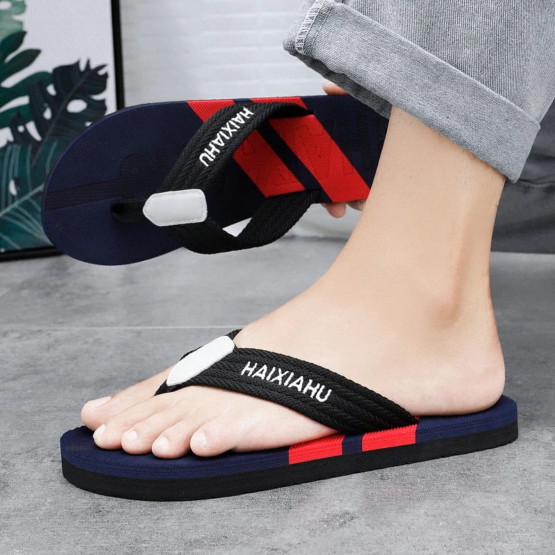 New Sandals Shoes Men Summer Men Flip Flops High Quality Beach Sandals Anti-slip Zapatos Hombre Casual Shoes Man Slippers - footmaxldn