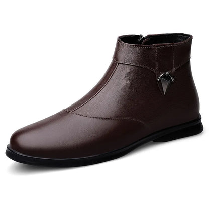 Men's Genuine Leather Chelsea Boots