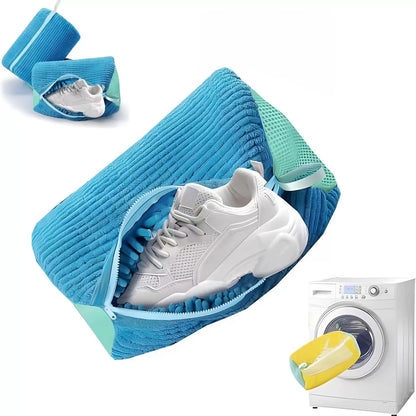 Footmax Shoe Washing Bag - Microfiber Laundry Net for Sneakers in Washing Machine