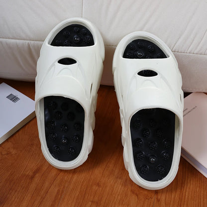 New Summer Men Massage Slippers Sides Indoor Outdoor Sandals Beach Casual Shoes Soft Sole Slides Men Flip-flops Men's Footwear - footmaxldn