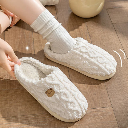 Womens Slippers Winter  Warm - FOOTMAX