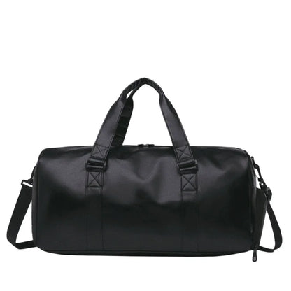 Golf Boston Bag Golf Clothing Bags Travel Business Handbag Large-capacity Crossbody Handbag Soft PU Leather Sports Fitness Gifts - footmaxldn