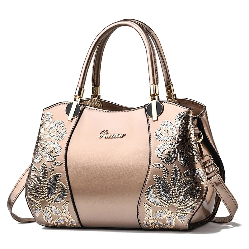Glossy PU Shoulder Bag | Footmaxldn