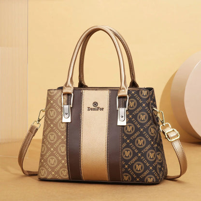 Women Purses and Handbags Top Handle Bags PU Leather Satchel Tote Lady Shoulder Messenger Bag For Work Commuting - footmaxldn