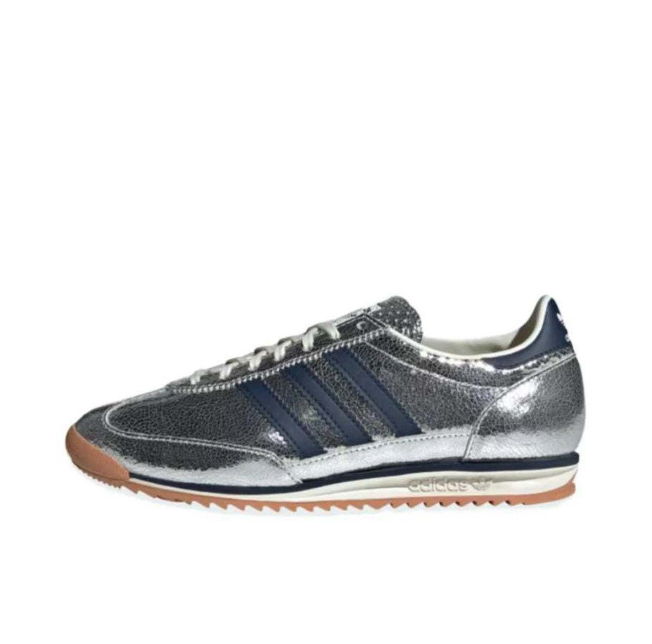 Adidas Originals SL 72 OG Simple Retro Lightweight Non-slip Low Top Thin Sole Shoes Dessert Shoes Women's Silver - footmaxldn