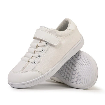 Footmaxldn Kids Barefoot Canvas Sneaker | Wide Toe Box, Zero-Drop, Non-Slip