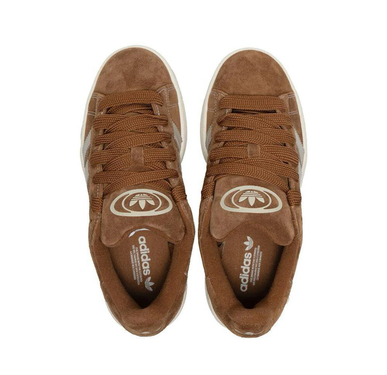 Adidas Originals Campus 00s Retro Cushioned Breathable Lightweight Board Shoes for Men and Women Brown - footmaxldn