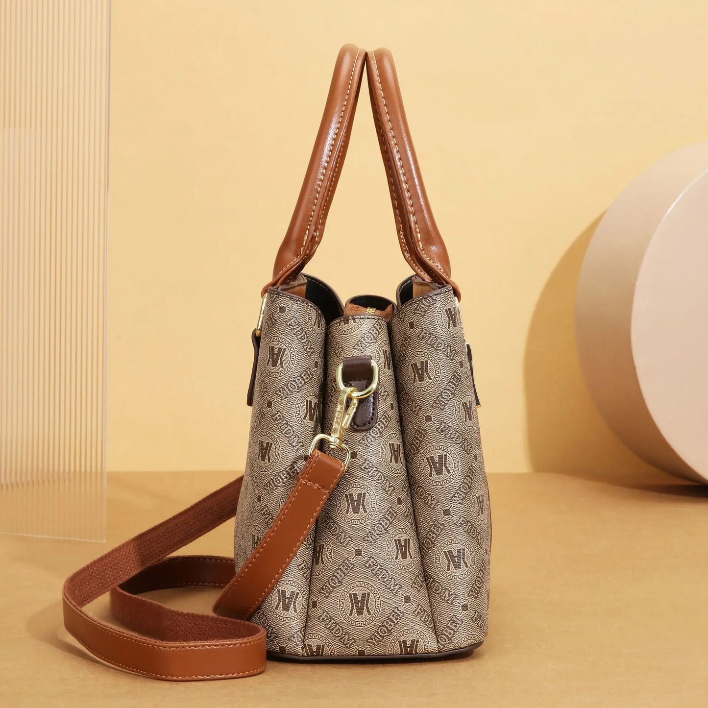 Women Purses and Handbags Top Handle Bags PU Leather Satchel Tote Lady Shoulder Messenger Bag For Work Commuting - footmaxldn