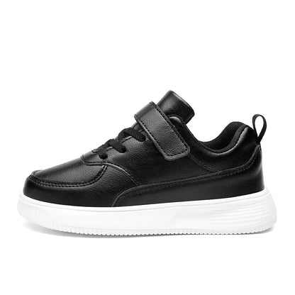 Footmaxldn Boys' Breathable Leather Sneakers – Kids' Running & Casual Shoes - footmaxldn