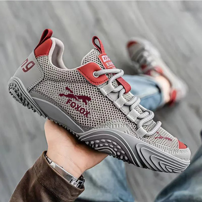 Footmaxldn Men's Breathable Mesh Running Sneakers