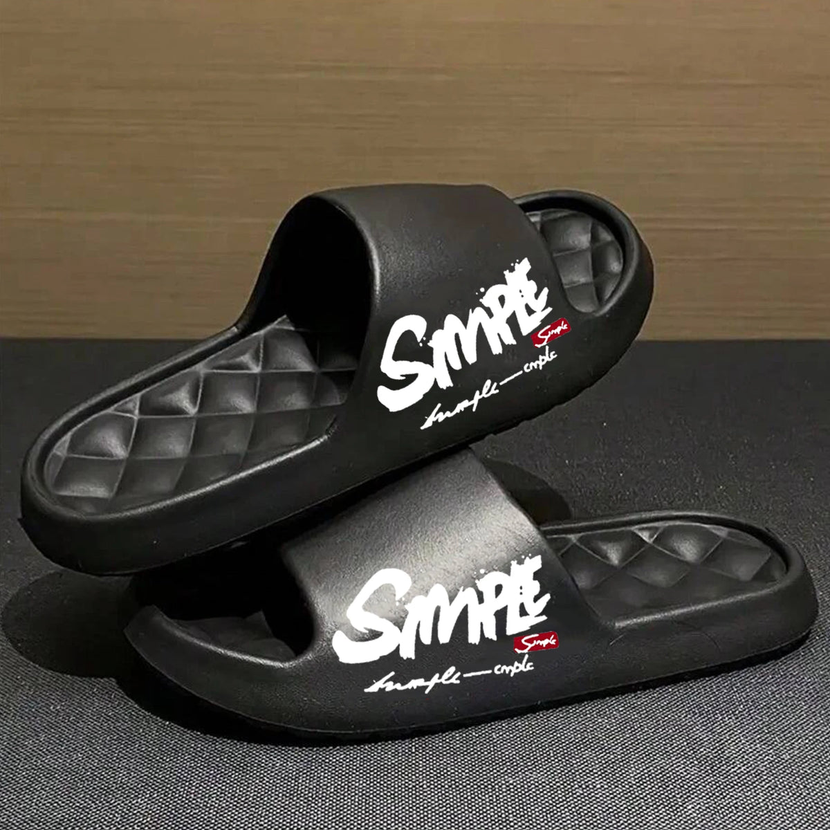 Men's Waterproof Non-Slip EVA Slide Slippers | footmaxldn