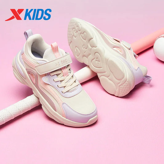 Xtep Girls Skateboarding Shoes 2025 - Comfortable Velcro Sneakers - footmaxldn