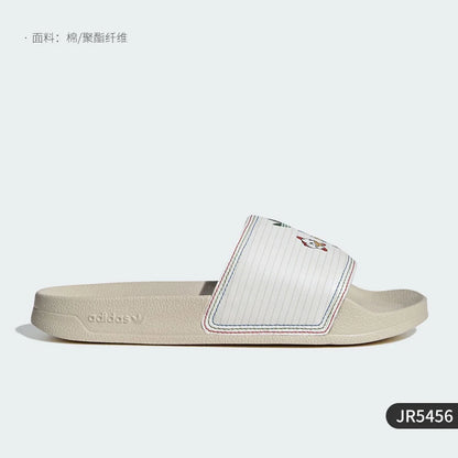 Adidas Official Genuine Trefoil Men's and Women's Fashionable and Durable Casual Sports Sandals JR5456 - footmaxldn