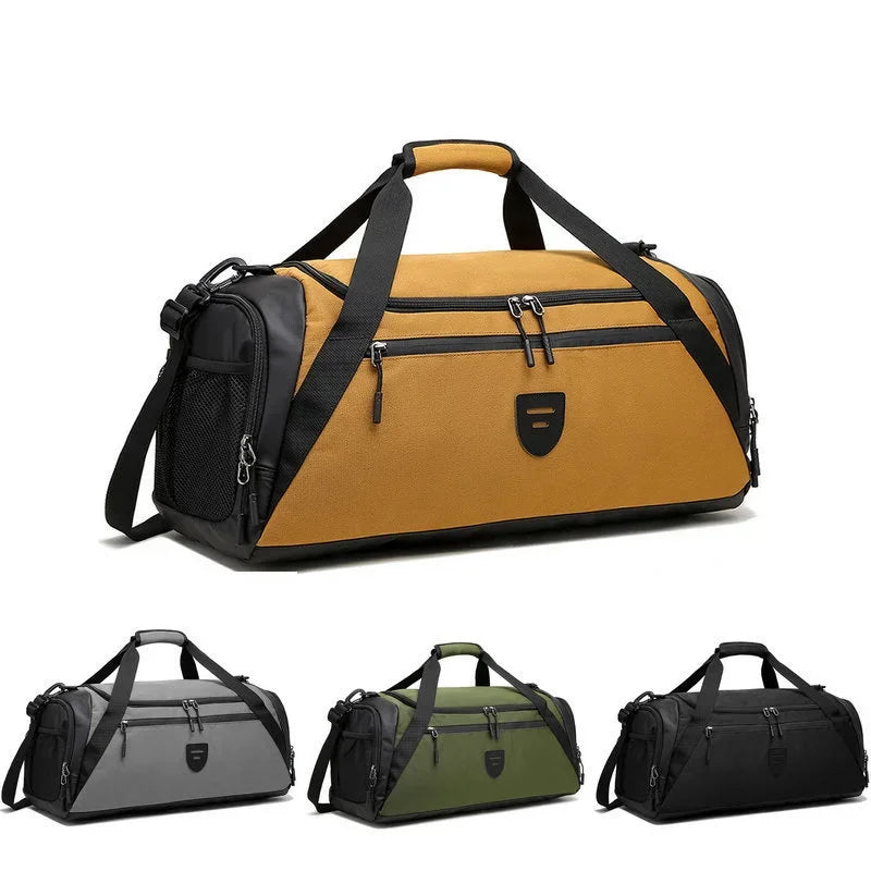 Footmax 40L Sport Fitness Bag - Dry Wet Separation Gym Duffel for Men Women Hiking Yoga Travel - footmaxldn