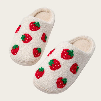 Footmax Winter Christmas Slippers - Warm Plush Indoor Slides for Men & Women - footmaxldn