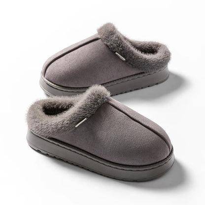 Womens Slippers Fashion Fluffy Autumn and Winter - FOOTMAX