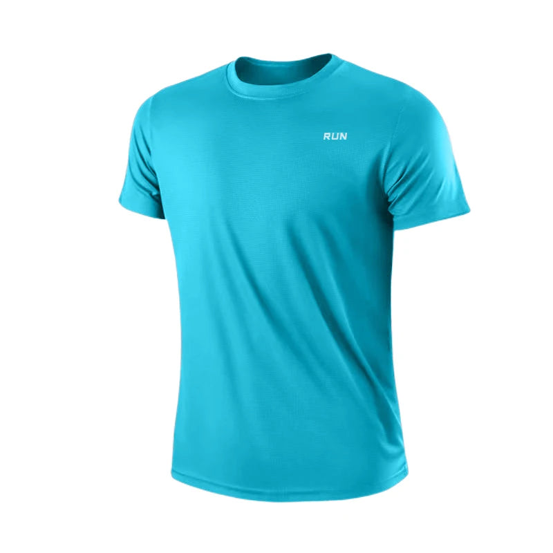 Footmax Men's Quick Dry Ice Silk T-Shirt - Premium Breathable Summer Athletic Wear with UV Protection - footmaxldn