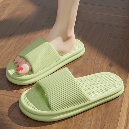Brand Couple Home Simple Slippers EVA Soft Sole Light Slippers Bathroom Non-slip Slides Men's Outdoor Sandals Zapatillas De Casa - footmaxldn
