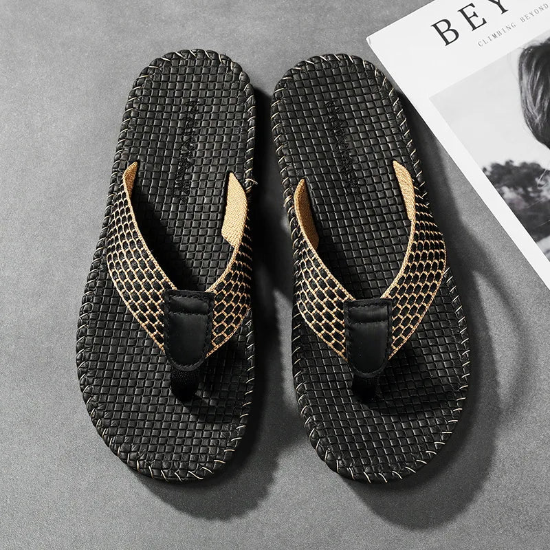 Men’s Casual Beach Flip-Flops | Footmaxldn