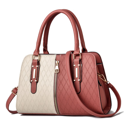 Women's Two-Tone Top Handle Bag | Footmaxldn - footmaxldn