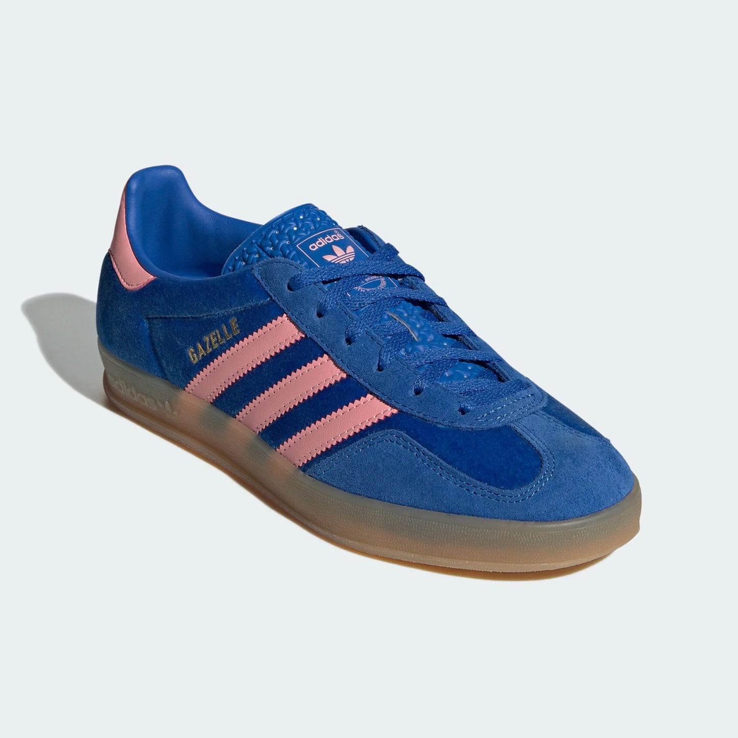 Adidas Gazelle Sneakers – Blue & Pink Low-Top Trainers | footmaxldn