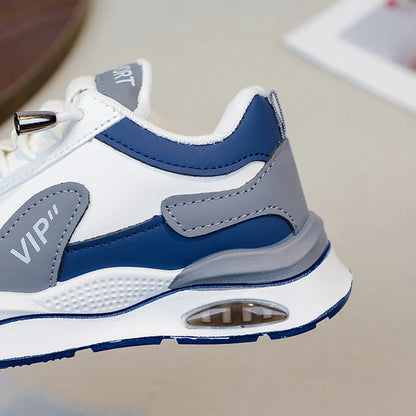 Teenager Kid's Sneakers For Autumn PU Leather Waterproof Children's Sport Shoes Trend Fashion Outdoor Running Shoes For Boys