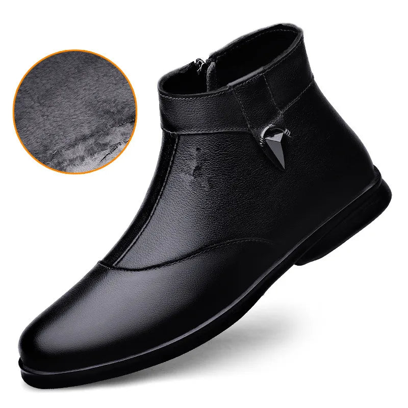Men's Genuine Leather Chelsea Boots