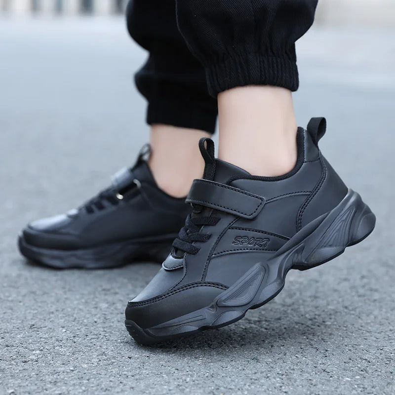 Children Shoes Kids Casual Sneakers Black Pu Leather Sports Shoes for Boy Girls White Shoes School Running Tennis Sneaker 2026 - footmaxldn