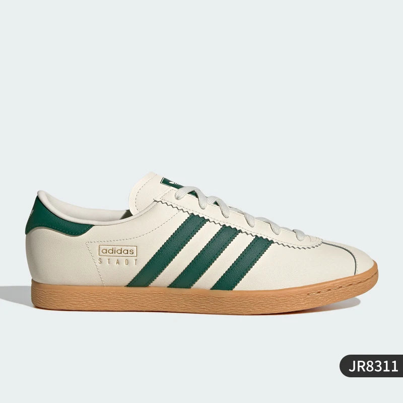 Adidas Official Genuine Three Stripes Unisex Classic Thin-Sole Sneakers JR8311 - footmaxldn