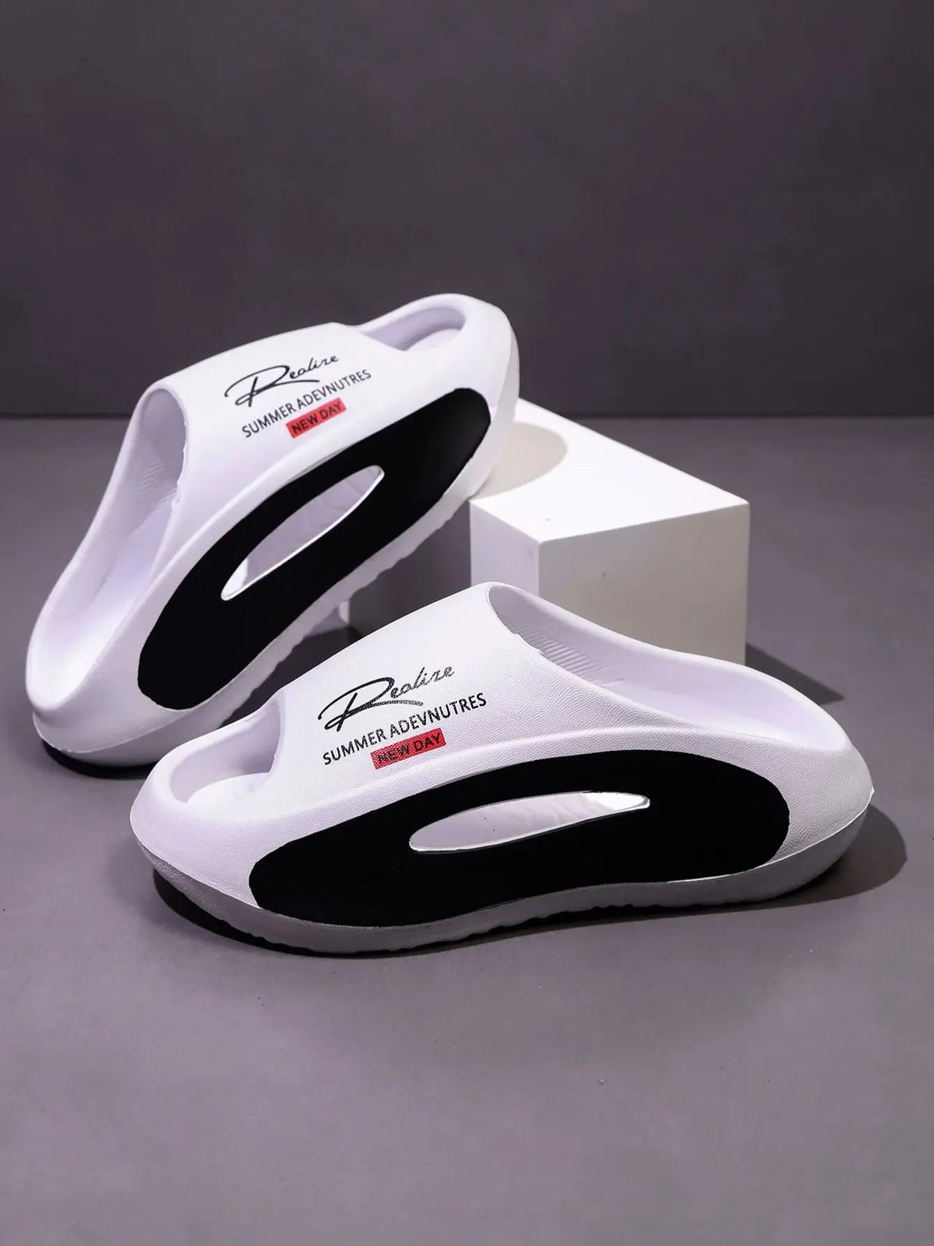 Men'S Casual Slip-On Sandals - Lightweight EVA Material, Open Toe Design, All-Season Comfort for Casual Attire, Strappy Sandal - footmaxldn