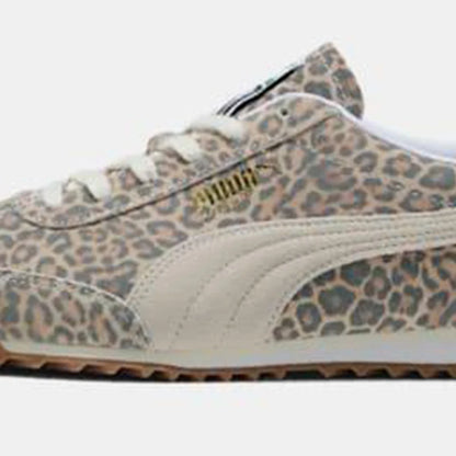 Puma Arizona Leo Leopard Print Trainers - Unisex Lightweight Casual Shoes - footmaxldn