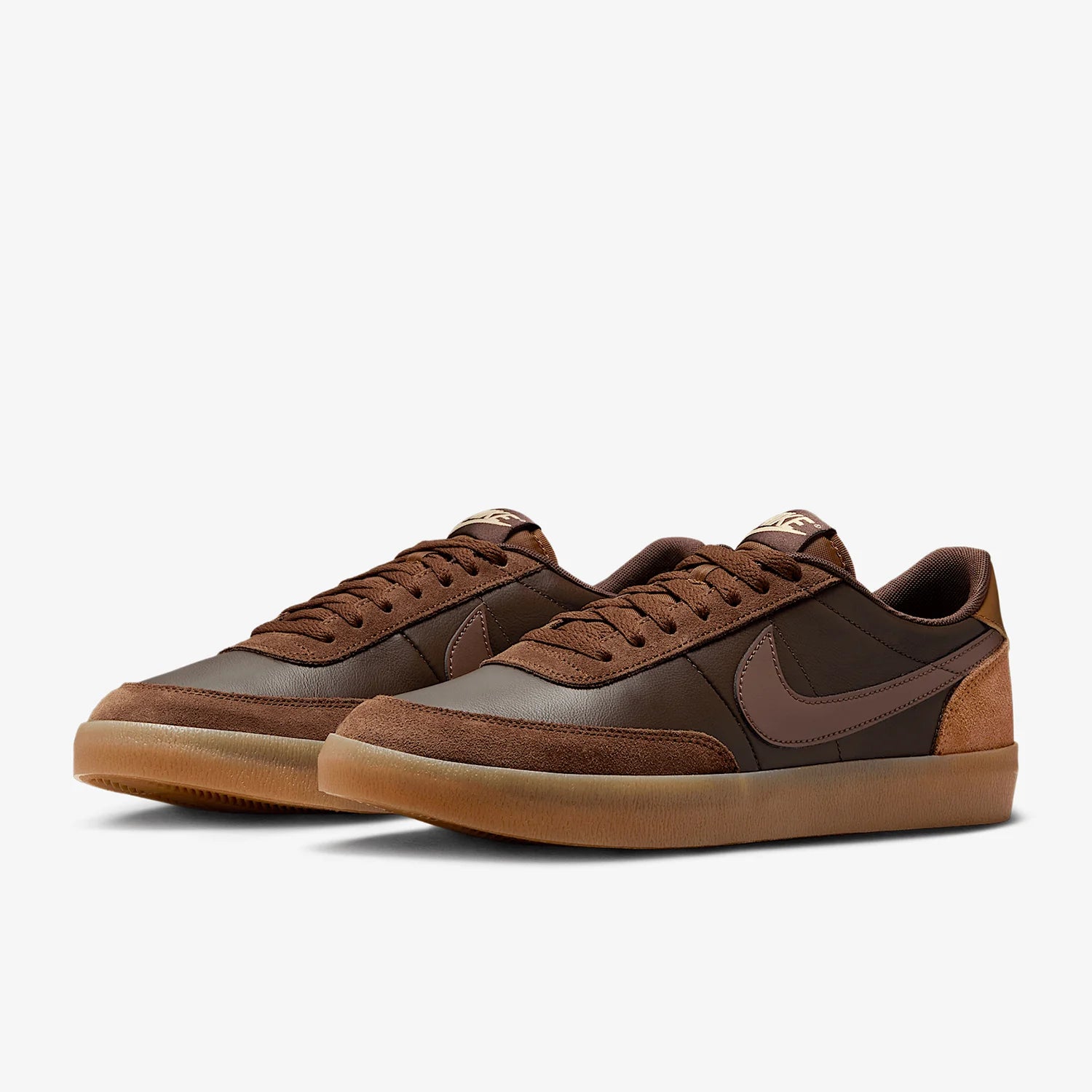Nike Killshot 2 Leather Men's Brown Sneakers - Retro Casual Shoes - footmaxldn