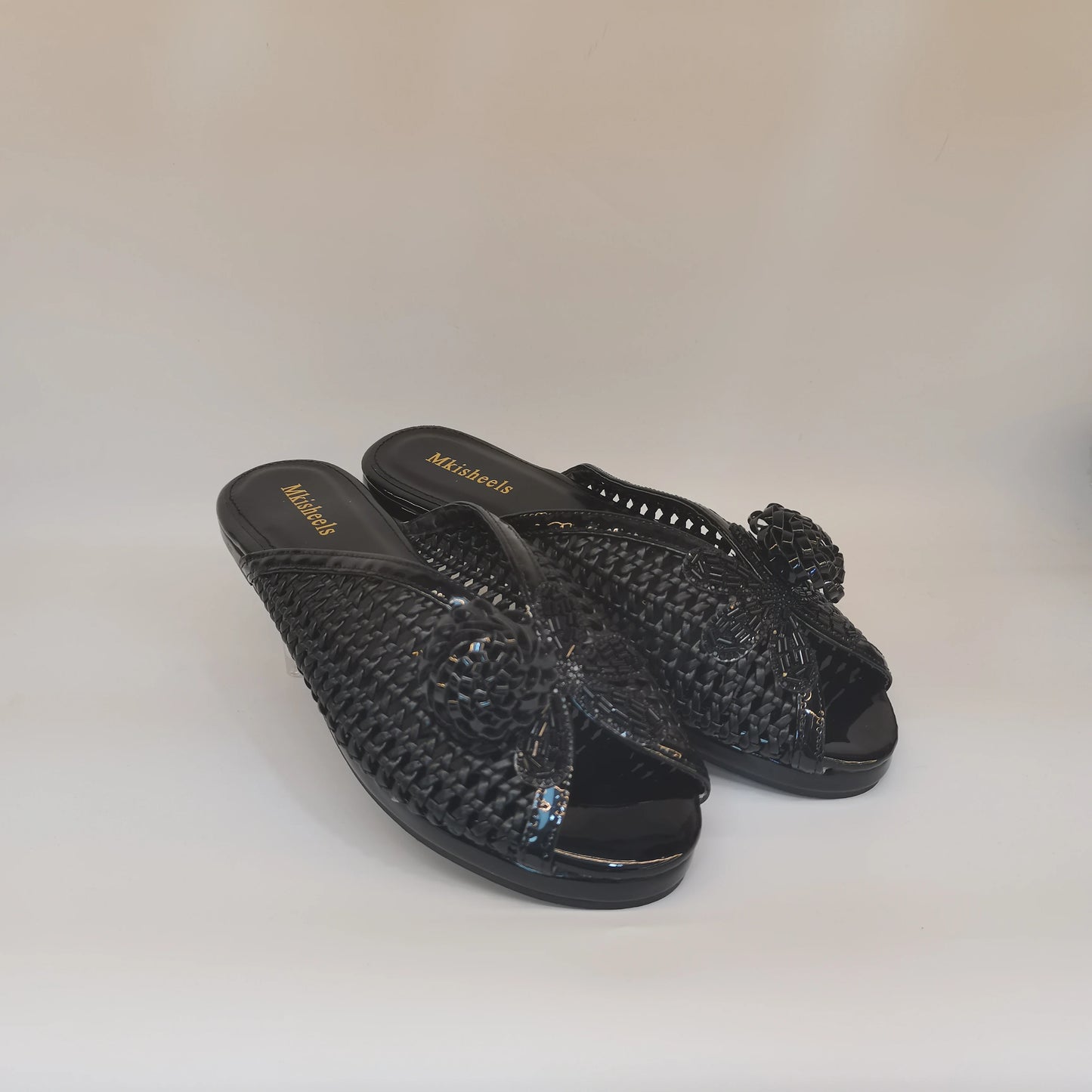 Footmax Women's Italian Designer Party Sandals - Elegant Flat Comfort Shoes Nigeria Style - footmaxldn