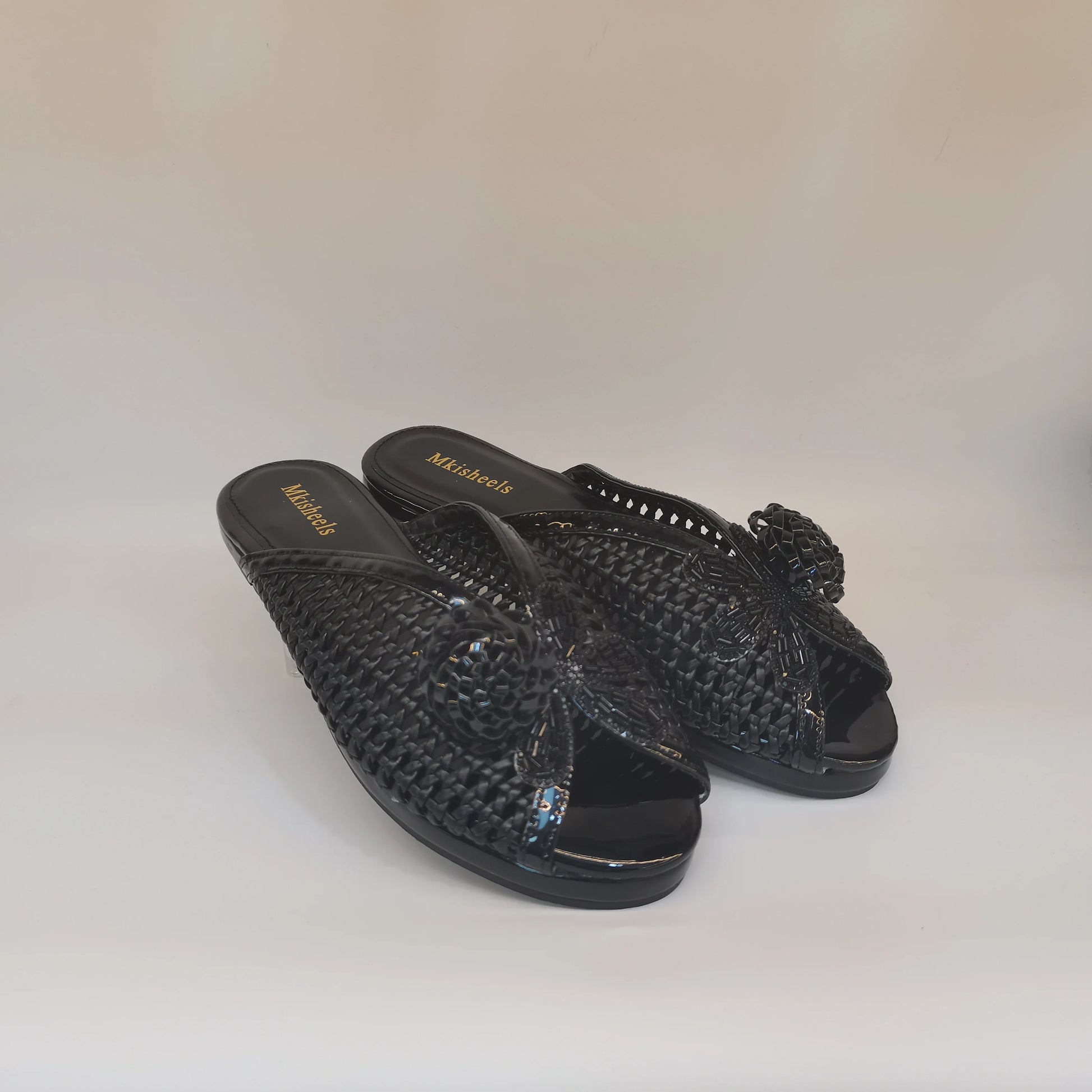 Footmax Women's Italian Designer Party Sandals - Elegant Flat Comfort Shoes Nigeria Style - footmaxldn