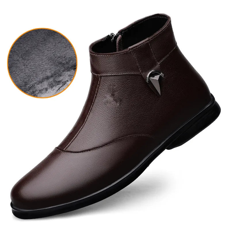 Men's Genuine Leather Chelsea Boots