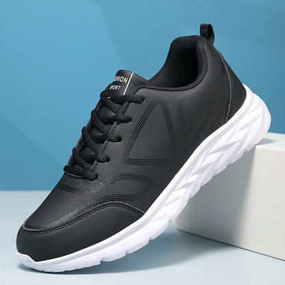 Waterproof Men Sneakers Thick Soled Casual Shoes Men Cushion Sports Shoes Outdoor Running and Walking Shoe Plus Size 39-46 - footmaxldn