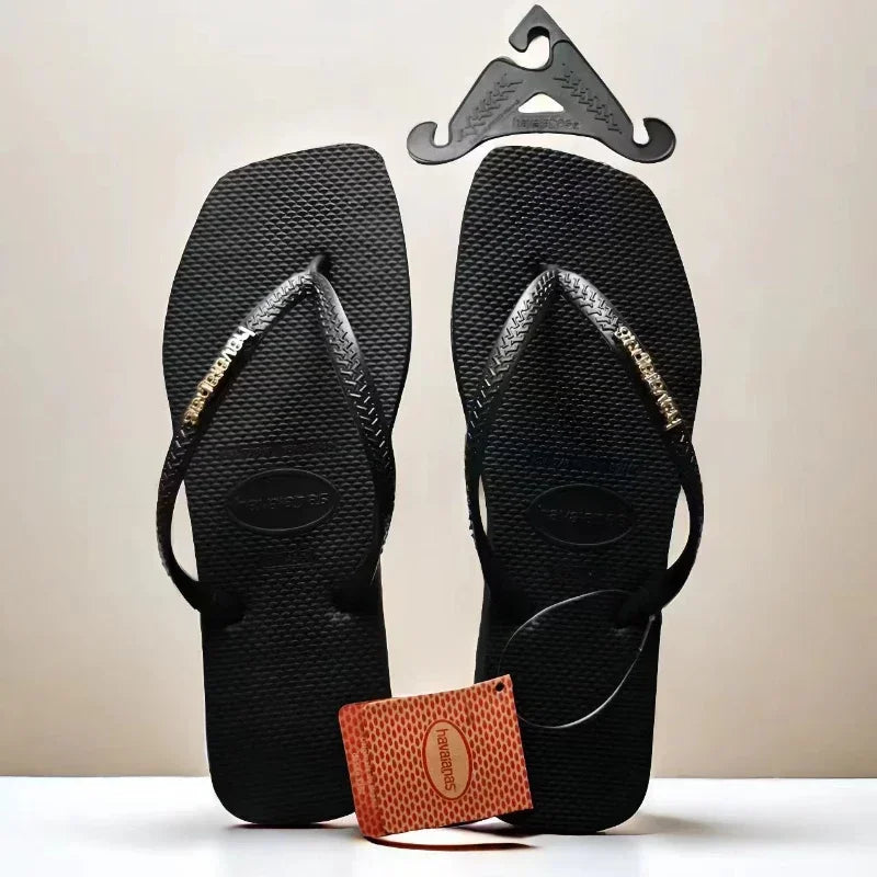 Footmax Women's Summer Flip Flops - Outdoor Beach Slippers 2025 - footmaxldn