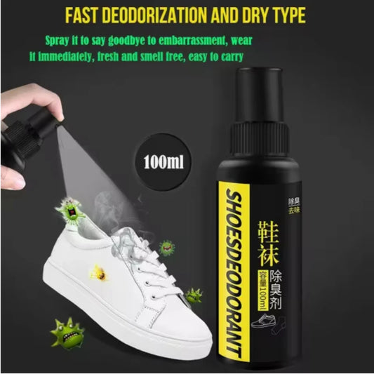 Footmax Shoe & Sock Odor Spray - 100ml Antibacterial Antiperspirant Freshener