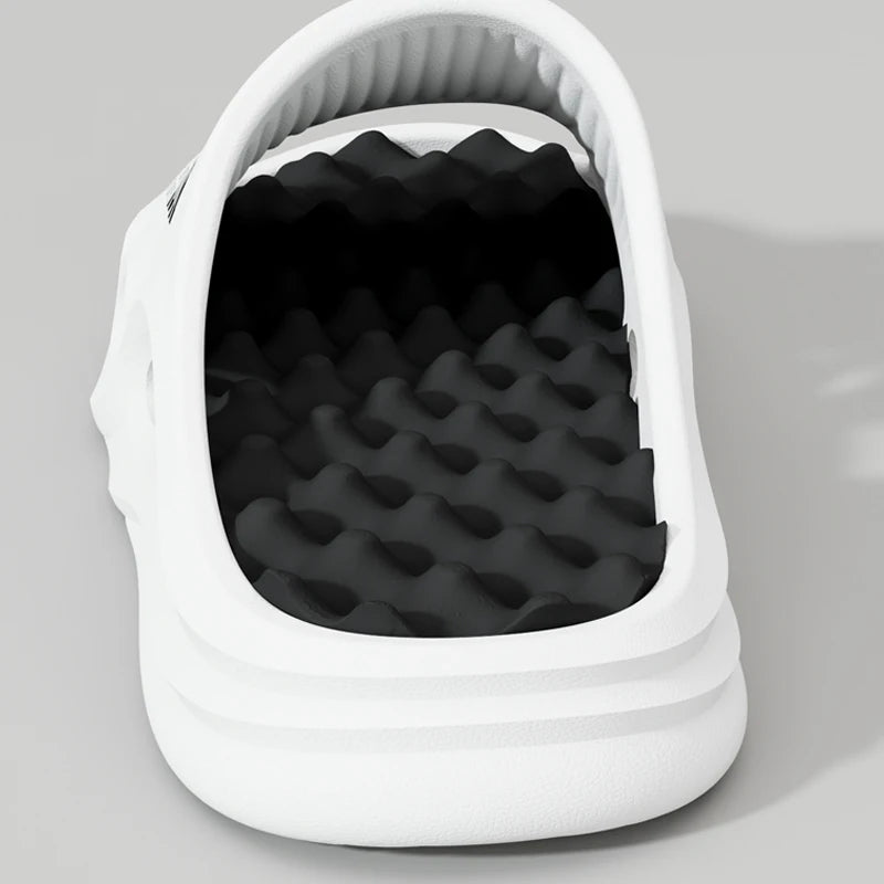 FootMax Men's Summer Sports Slippers - Non-Slip Breathable Outdoor Slides - footmaxldn